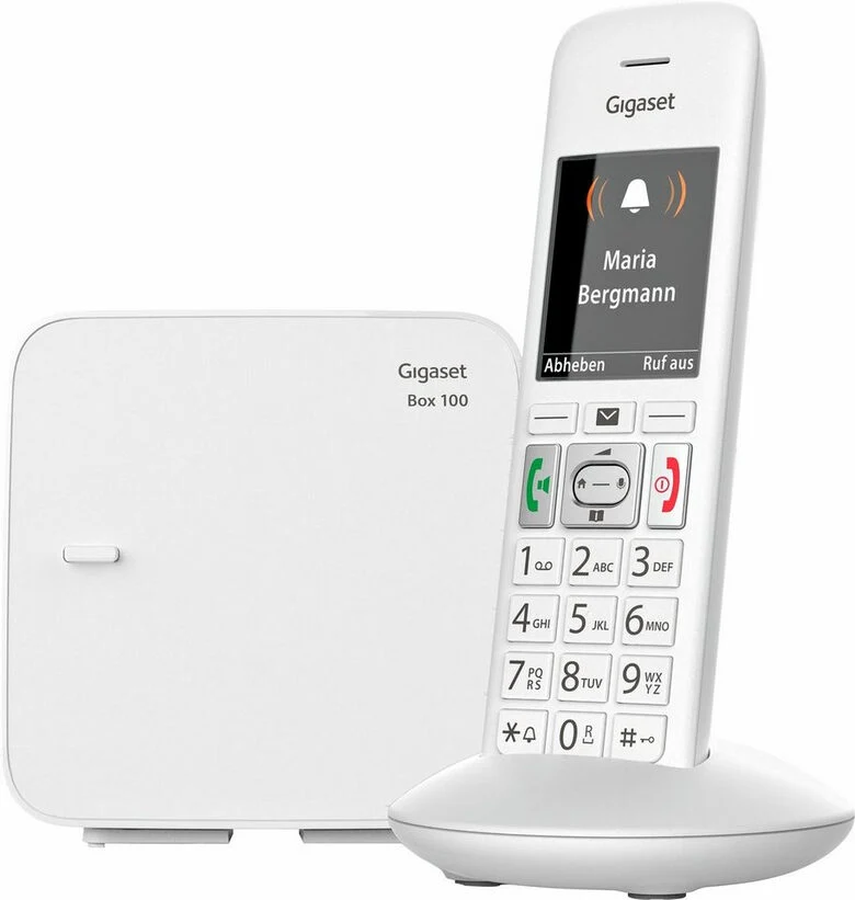 Gigaset E370 Telefono DECT Identificatore di chiamata Bianco