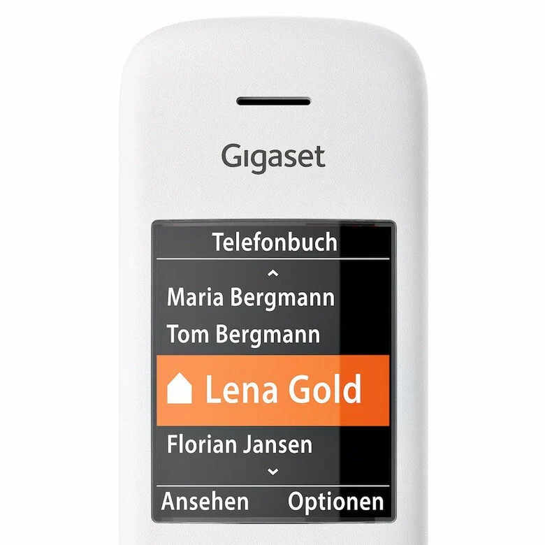 Gigaset E370 Telefono DECT Identificatore di chiamata Bianco