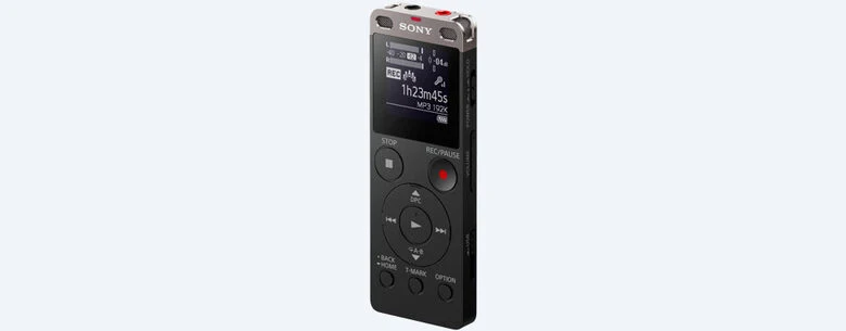 Sony ICD-UX560 Memoria interna e scheda di memoria Nero