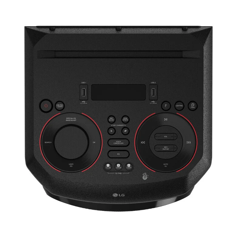 LG XBOOM RN5.DEUSLLK set audio da casa Microsistema audio per la casa 5000 W Nero