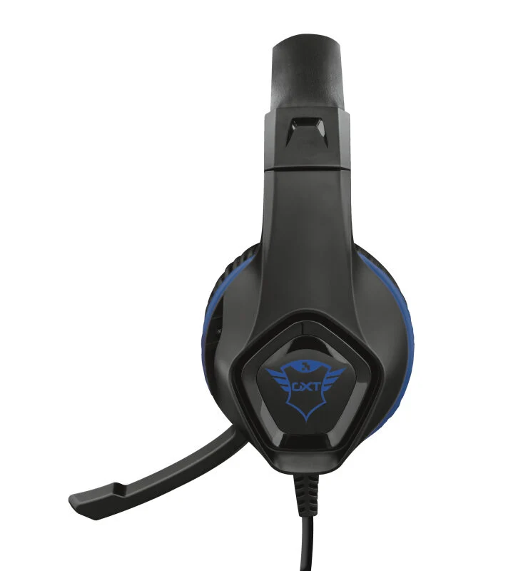Trust GXT 404B Rana Auricolare Cablato A Padiglione Giocare Nero, Blu