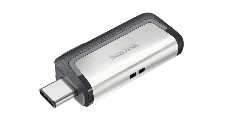 SanDisk Ultra Dual Drive USB Type-C unità flash USB 32 GB USB Type-A / USB Type-C 3.2 Gen 1 (3.1 Gen 1) Nero, Argento