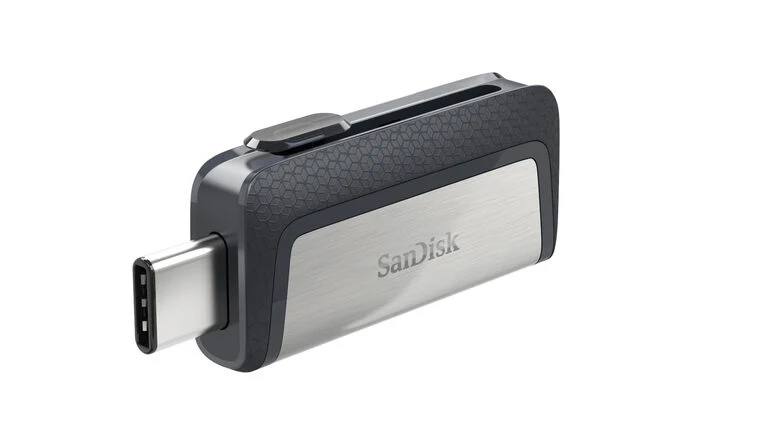 SanDisk Ultra Dual Drive USB Type-C unità flash USB 32 GB USB Type-A / USB Type-C 3.2 Gen 1 (3.1 Gen 1) Nero, Argento
