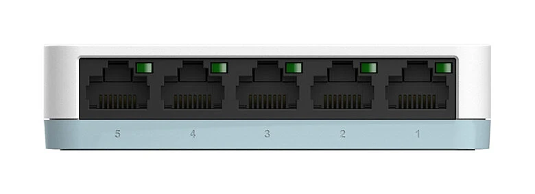 D-Link DGS-1005D/E switch di rete Non gestito L2 Gigabit Ethernet (10/100/1000) Bianco