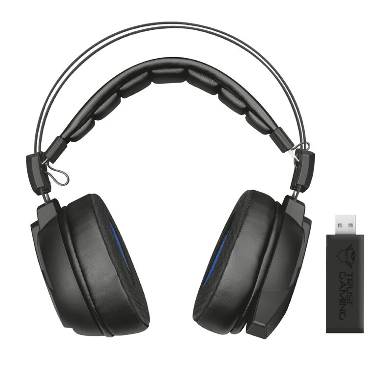 Trust GXT 393 Magna Auricolare Con cavo e senza cavo A Padiglione Giocare Nero, Blu