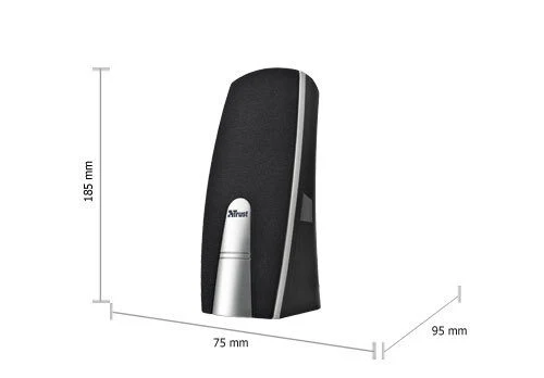 Trust MiLa 2.0 Speaker Set Nero, Argento Cablato 5 W