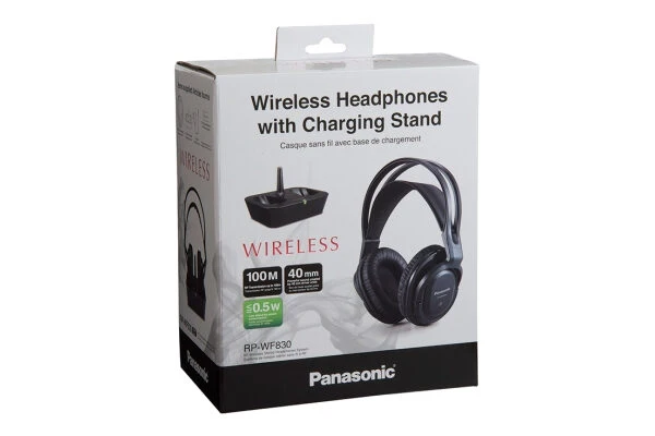 Panasonic RP-WF830E Wireless Cuffie A Padiglione Nero