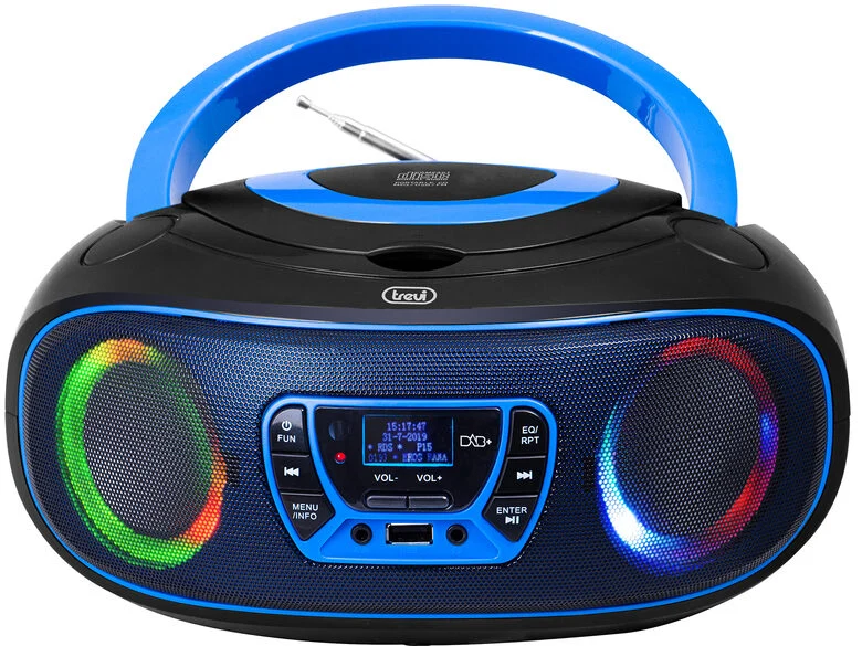 Trevi CMP 583 DAB Digitale 2 W Nero, Blu