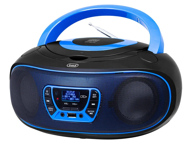 Trevi CMP 583 DAB Digitale 2 W Nero, Blu