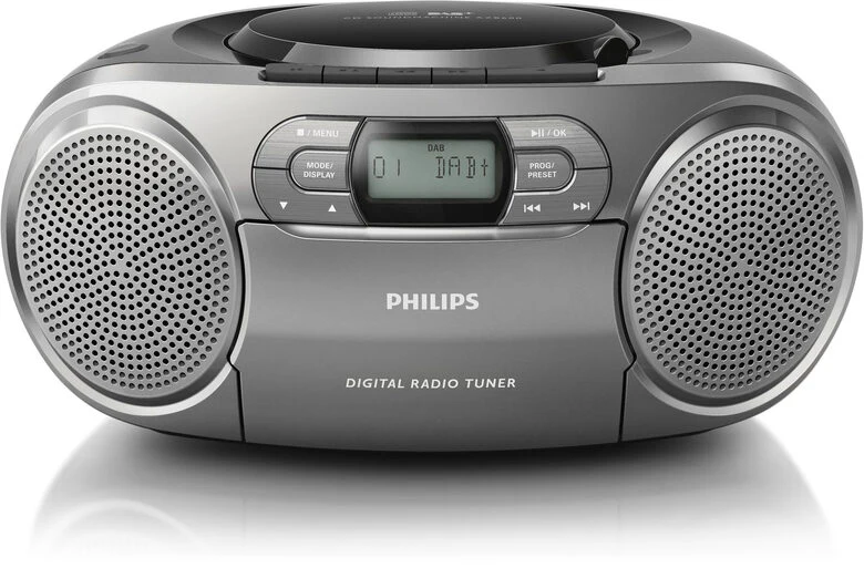 Philips AZB600/12 impianto stereo portatile Digitale 2 W Grigio