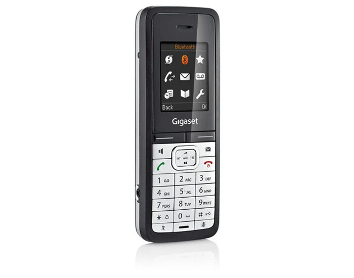 Gigaset SL610H PRO Telefono DECT Nero, Argento
