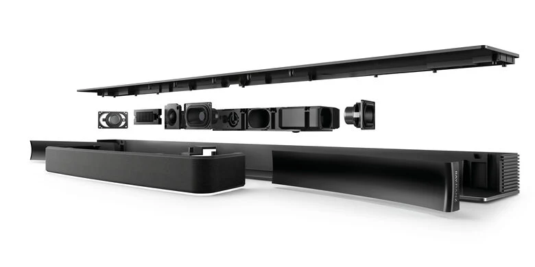 TCL Soundbar TS9030 Dolby Atmos 3.1 con subwoofer wireless per TV compatibile con Google Assistant & Apple Airplay (tecnologia RayDanz, Chromecast integrato, HDMI ARC, kit montaggio a parete