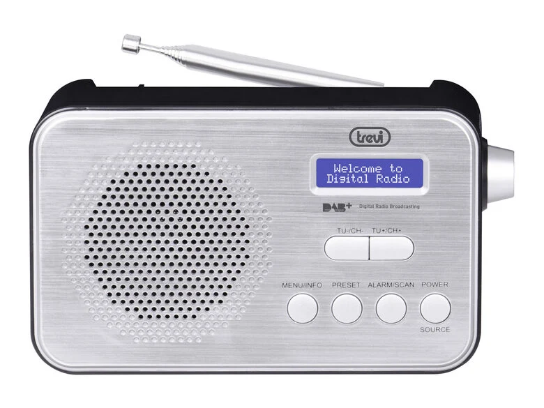 Trevi DAB 7F92 R Portatile Digitale Nero, Bianco