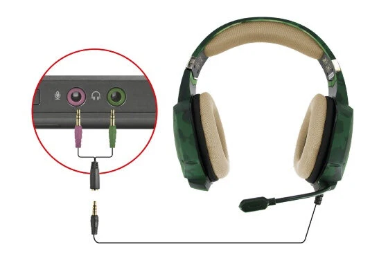 Trust GXT 322C Auricolare Cablato A Padiglione Giocare Verde