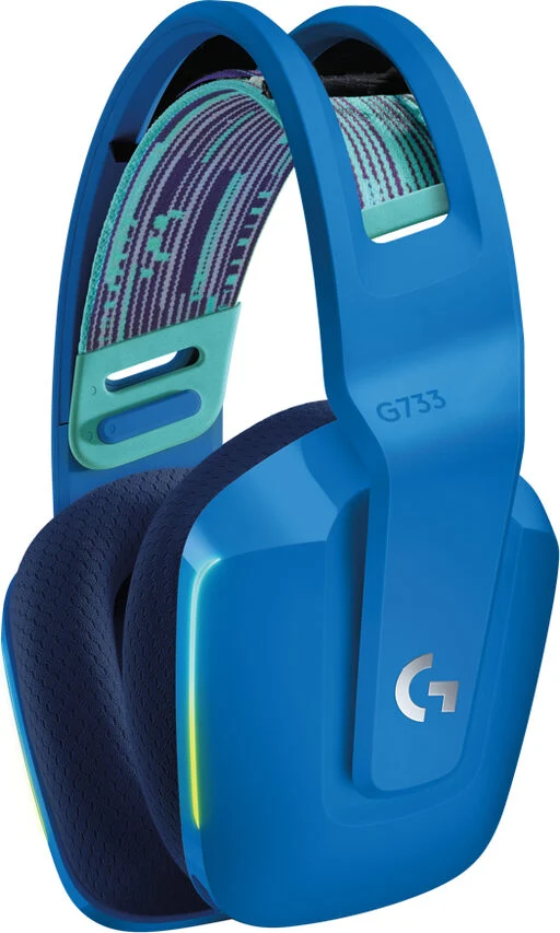 Logitech G G733 Wireless Headset Auricolare A Padiglione Giocare Blu