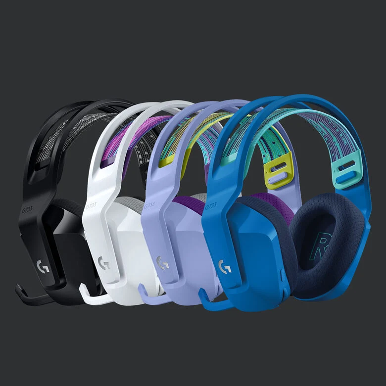 Logitech G G733 Wireless Headset Auricolare A Padiglione Giocare Blu