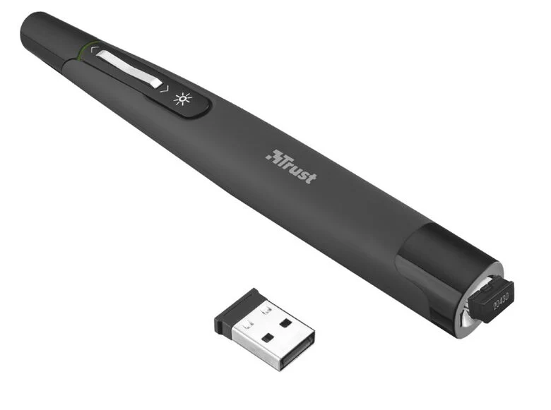 Trust 20430 puntatore wireless Nero