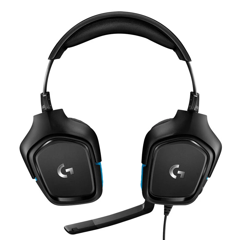 Logitech G G432 Gaming Headset Auricolare Cablato A Padiglione Giocare Nero, Blu