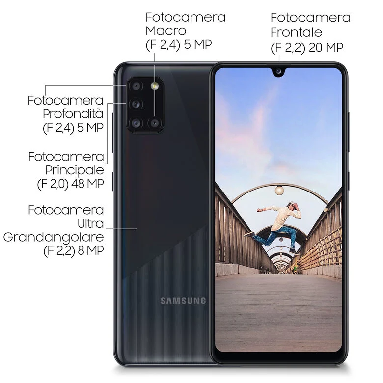 Samsung Galaxy A31 64GB Display 6.4” Full HD+ SuperAMOLED Black