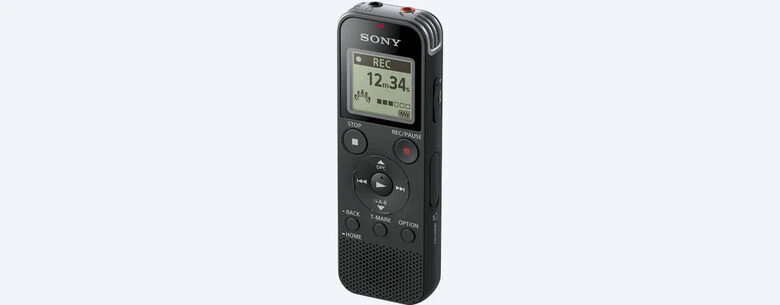 Sony ICD-PX470 dittafono Memoria interna e scheda di memoria Nero
