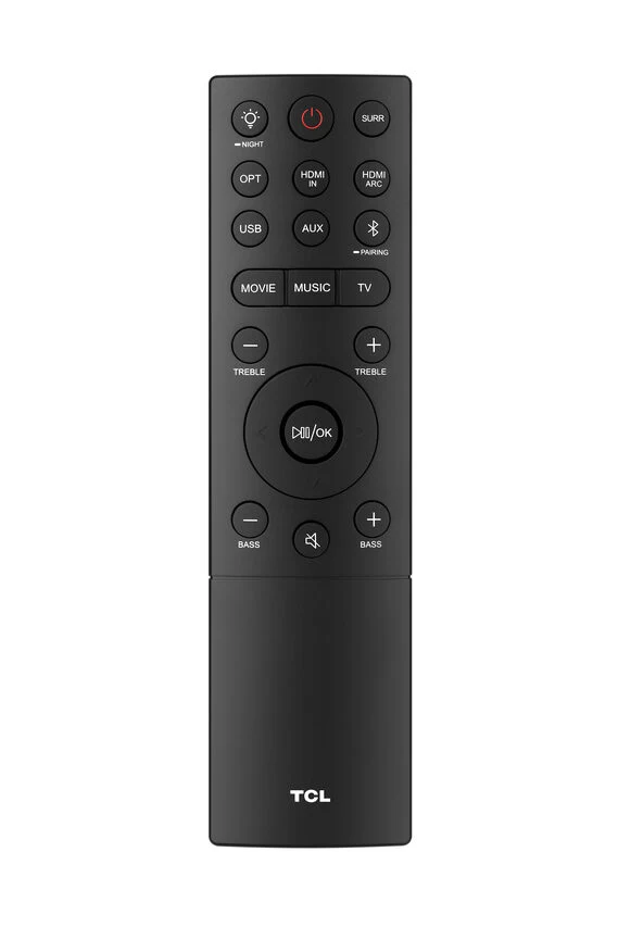 TCL Alto 8i Soundbar TS8111 Dolby Atmos 2.1 con Subwoofer integrato per TV & Wireless Bluetooth (39-inch Speaker, HDMI ARC, Montaggio a parete, Telecomando, tre modalità di suono)