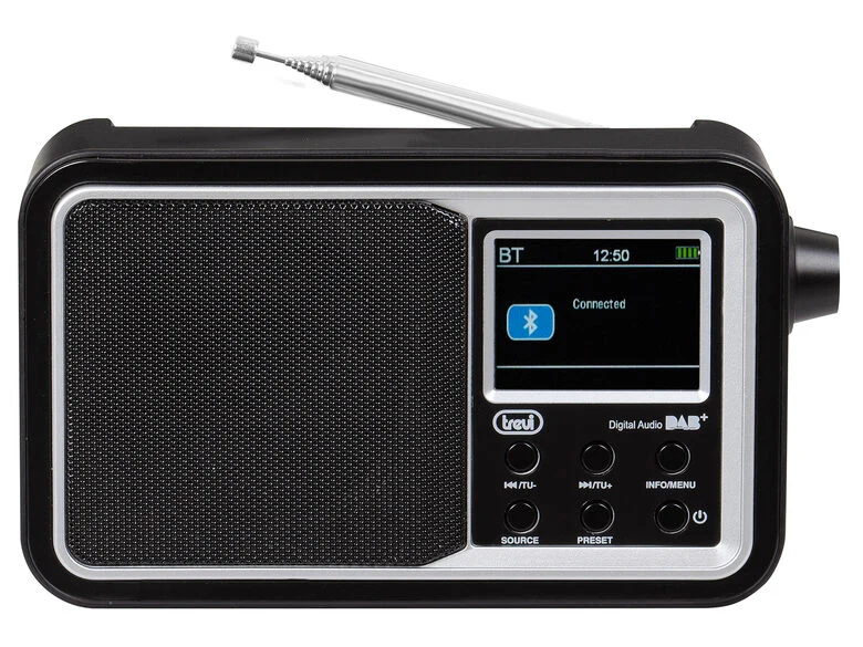 Trevi DAB 7F96 R Portatile Digitale Nero