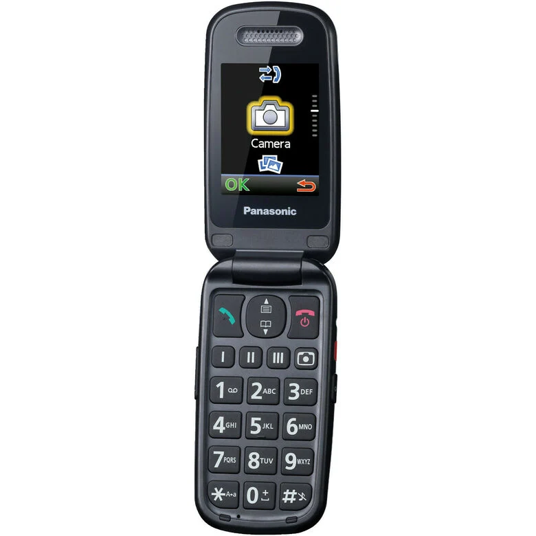 Panasonic KX-TU456 6,1 cm (2.4") 110 g Rosso Telefono cellulare basico