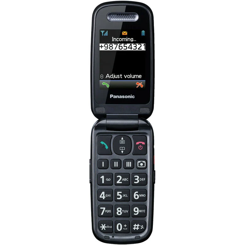 Panasonic KX-TU456 6,1 cm (2.4") 110 g Rosso Telefono cellulare basico