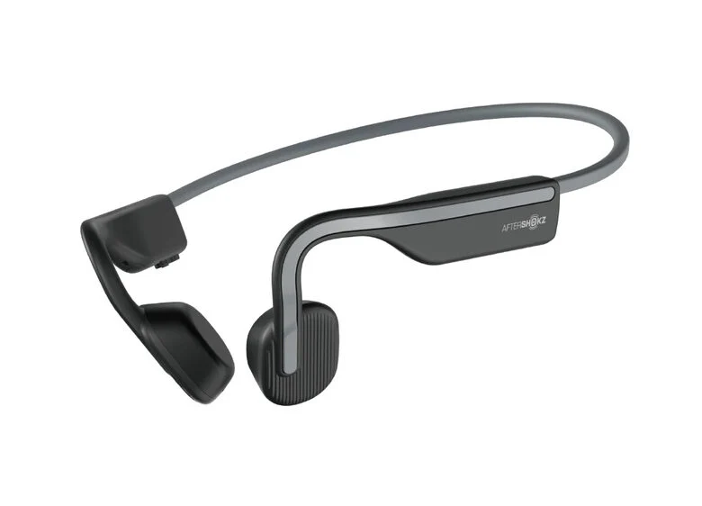 SHOKZ OpenMove Auricolare Wireless A clip, Passanuca Musica e Chiamate USB tipo-C Bluetooth Grigio