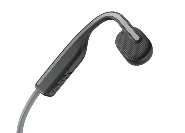 SHOKZ OpenMove Auricolare Wireless A clip, Passanuca Musica e Chiamate USB tipo-C Bluetooth Grigio