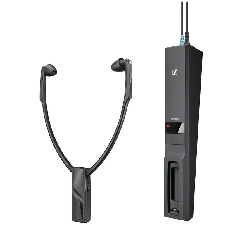 Sennheiser RS 2000 Con cavo e senza cavo Cuffie Stetoscopiche MUSICA Nero