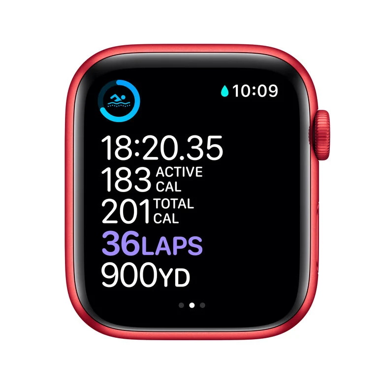 Apple Watch Serie 6 GPS, 40mm in alluminio PRODUCT(RED) con cinturino Sport PRODUCT(RED)