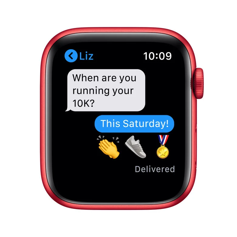 Apple Watch Serie 6 GPS, 40mm in alluminio PRODUCT(RED) con cinturino Sport PRODUCT(RED)