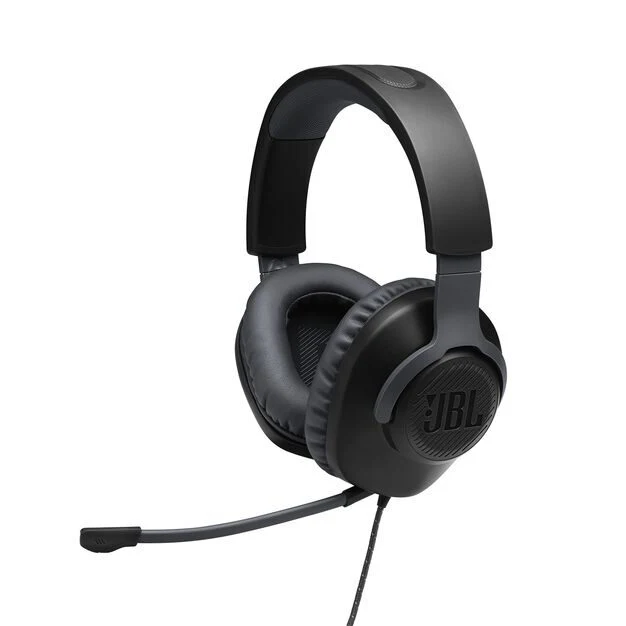JBL Quantum 100 Cuffie Cablato A Padiglione Giocare Nero
