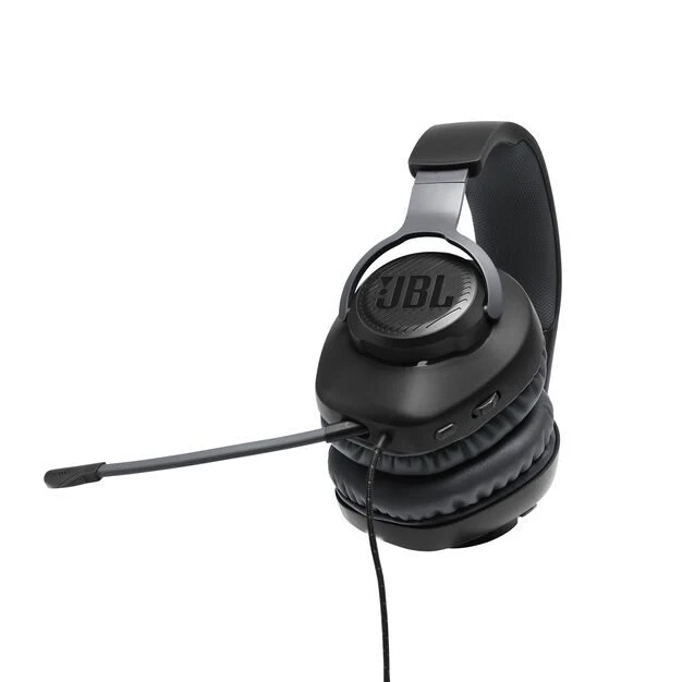 JBL Quantum 100 Cuffie Cablato A Padiglione Giocare Nero