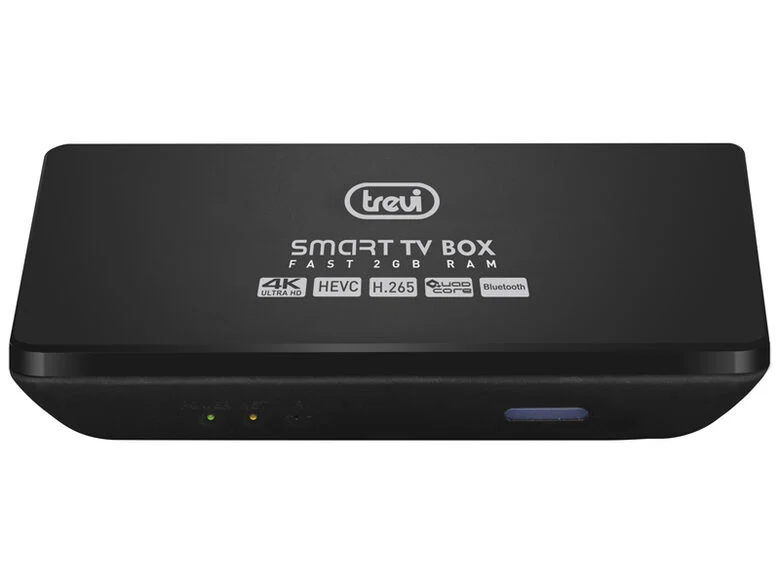 Trevi 365S800 Smart TV box Nero 4K Ultra HD 8 GB Wi-Fi Collegamento ethernet LAN