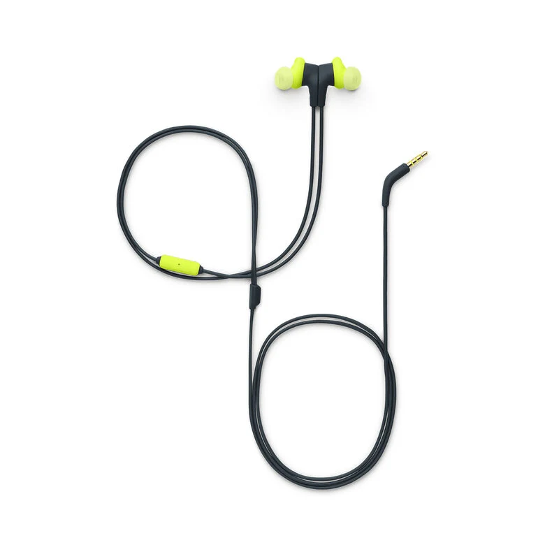 JBL Endurance RUN Auricolare Cablato In-ear Sport Nero, Giallo