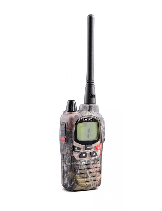 Midland G9 Pro ricetrasmittente 101 canali 446.00625 - 446.19375 MHz Mimetico