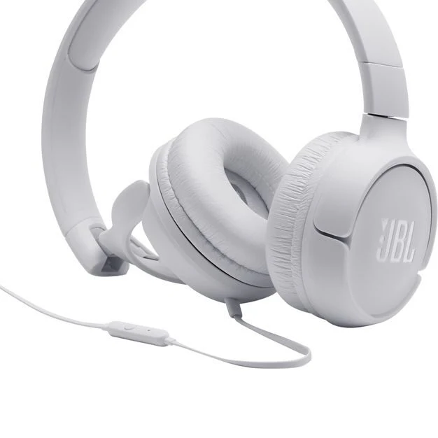 JBL Tune 500 Auricolare Cablato A Padiglione Musica e Chiamate Bianco