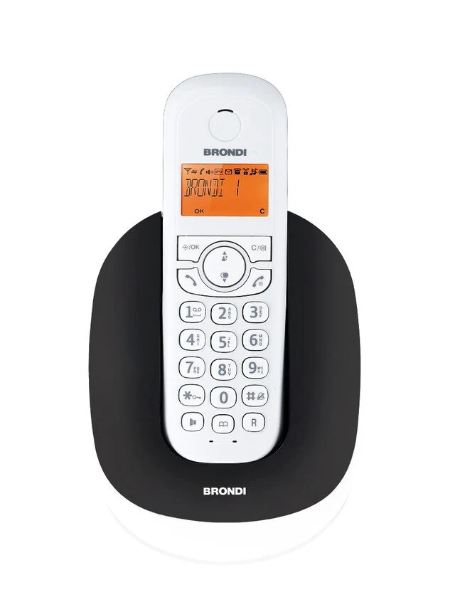 Brondi Manta DECT Telefono Cordless con Vivavoce Bianco