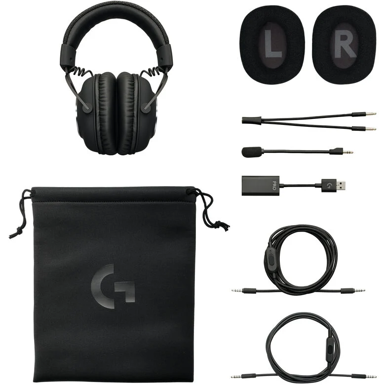 Logitech G PRO X Gaming Headset Auricolare Cablato A Padiglione Giocare Nero