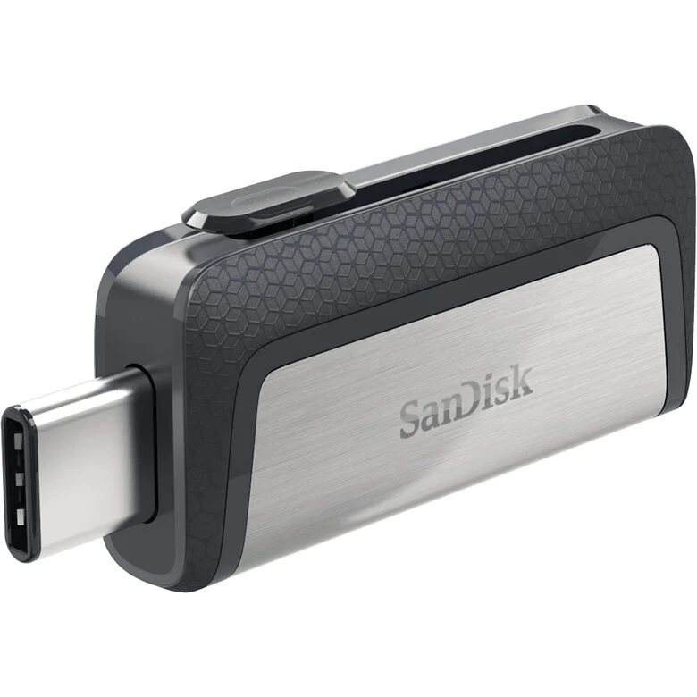 SanDisk Ultra Dual Drive USB Type-C unità flash USB 16 GB USB Type-A / USB Type-C 3.2 Gen 1 (3.1 Gen 1) Nero, Argento