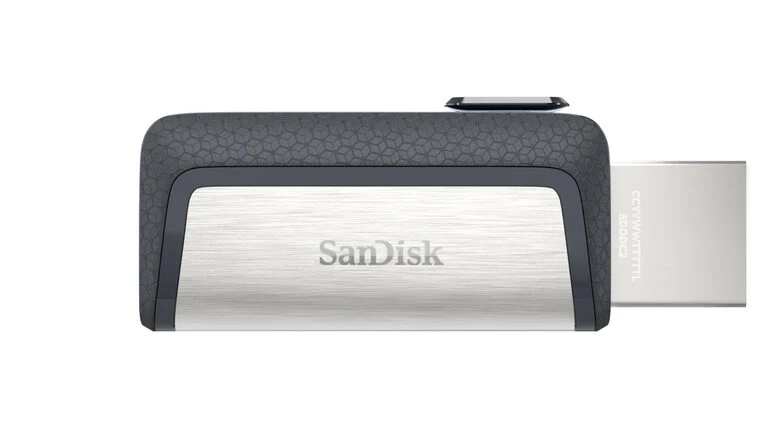SanDisk Ultra Dual Drive USB Type-C unità flash USB 16 GB USB Type-A / USB Type-C 3.2 Gen 1 (3.1 Gen 1) Nero, Argento