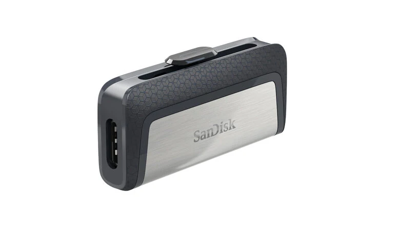 SanDisk Ultra Dual Drive USB Type-C unità flash USB 16 GB USB Type-A / USB Type-C 3.2 Gen 1 (3.1 Gen 1) Nero, Argento