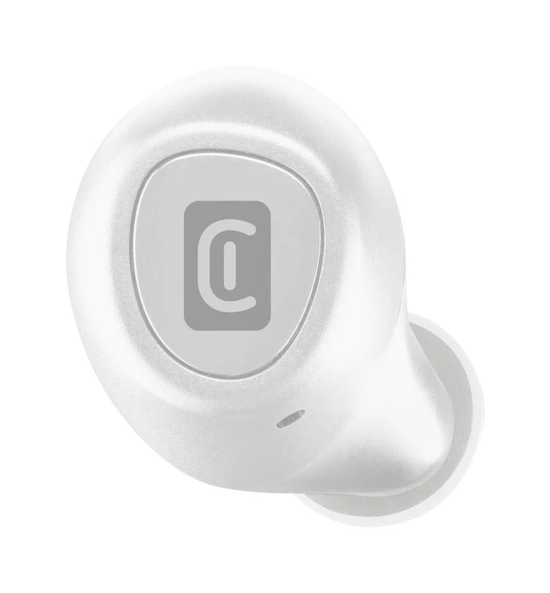 Cellularline Blink Auricolari Bluetooth® in-ear con carica batteria portatile con play-time totale fino a 14 ore Bianco