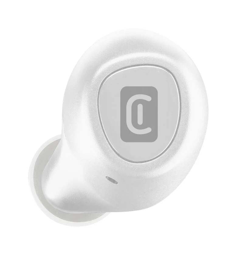 Cellularline Blink Auricolari Bluetooth® in-ear con carica batteria portatile con play-time totale fino a 14 ore Bianco