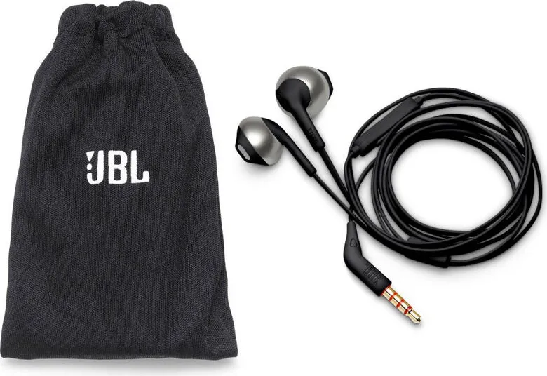JBL T205 Auricolare Cablato In-ear Musica e Chiamate Nero