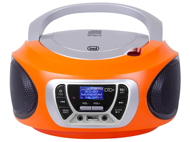 Trevi CMP 510 DAB Digitale Arancione