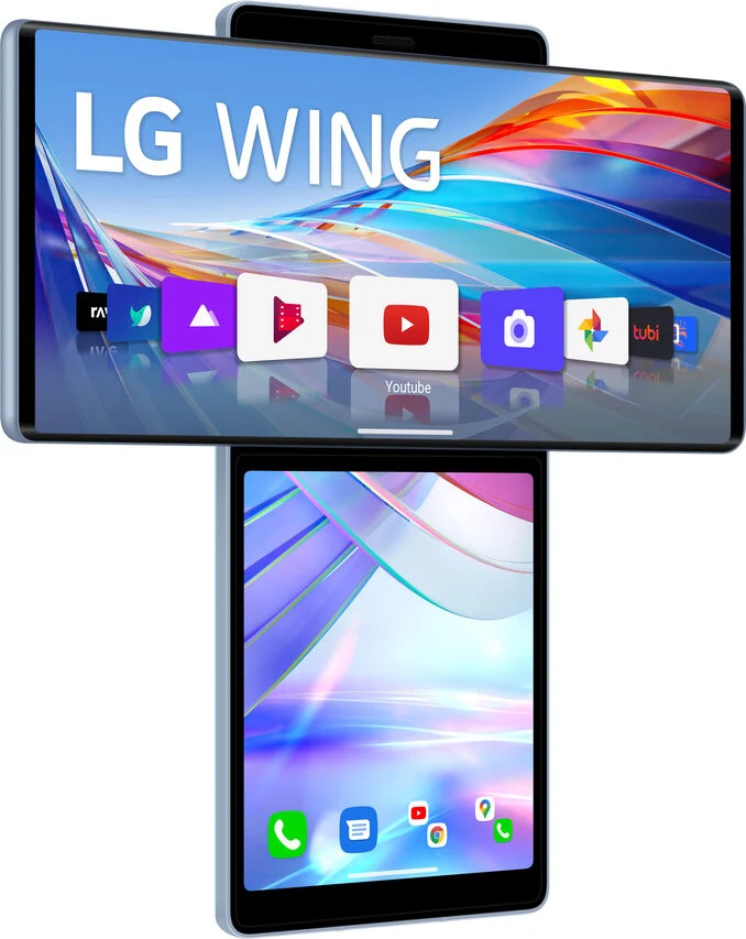 LG Wing 17,3 cm (6.8") Doppia SIM Android 10.0 5G USB tipo-C 8 GB 128 GB 4000 mAh Blu