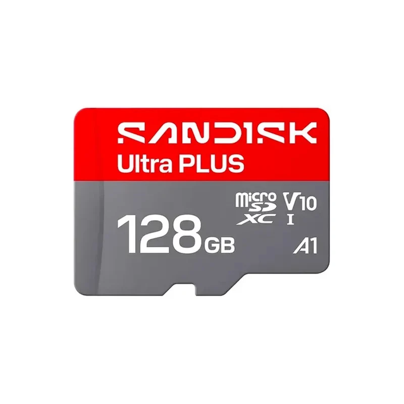 SanDisk Scheda di Memoria Ultra PLUS microSDXC 128GB SDSQUBQ-128G-GNGMA UHS-I A1 V10 200 MB/s
